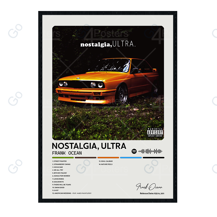 Frank Ocean - Nostalgia, Ultra Album Poster