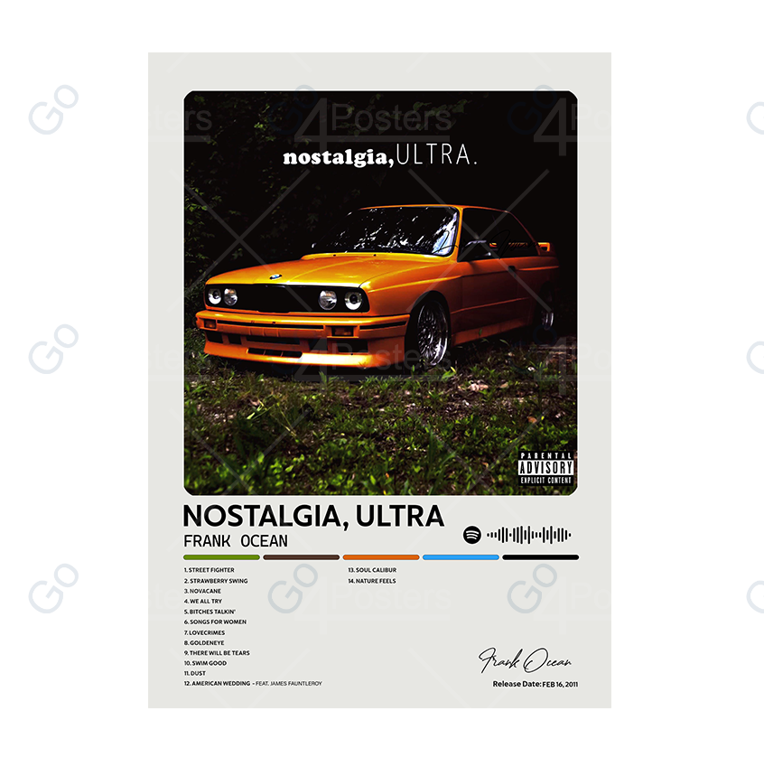 Frank Ocean - Nostalgia, Ultra Album Poster