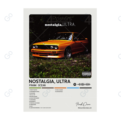 Frank Ocean - Nostalgia, Ultra Album Poster