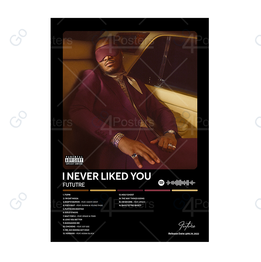 Future - I NEVER LIKED YOU Album Poster