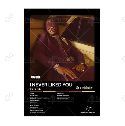 Future - I NEVER LIKED YOU Album Poster