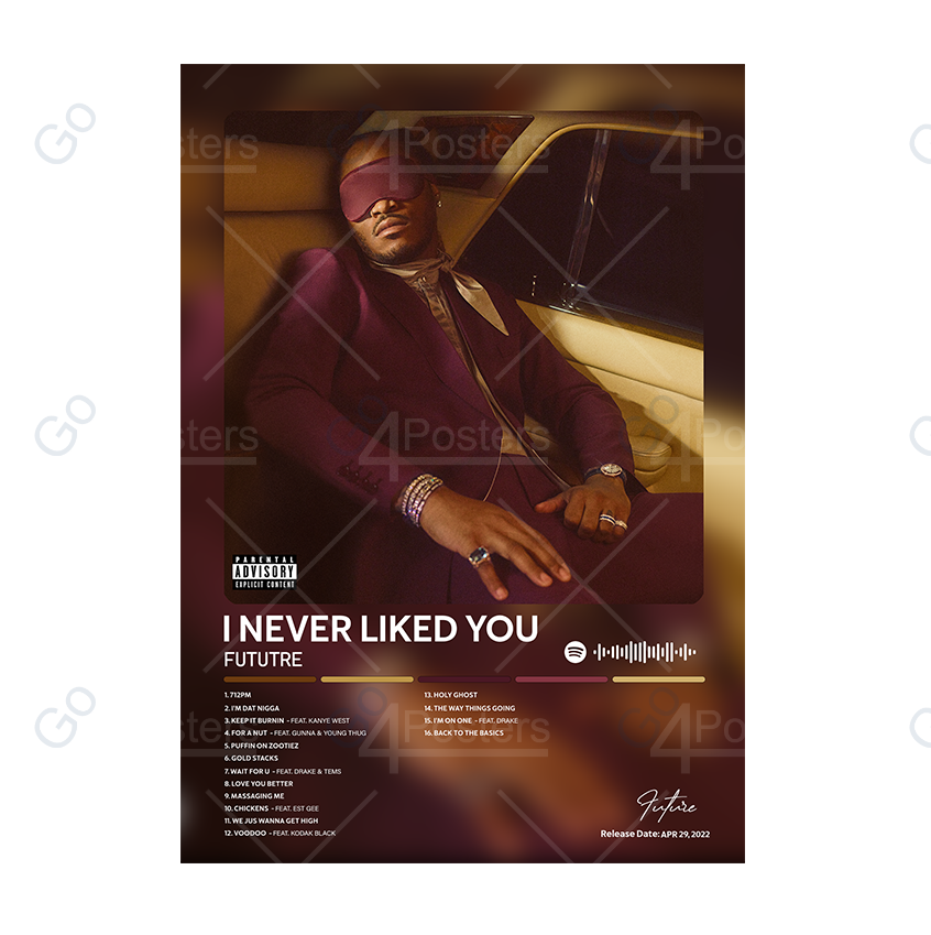 Future - I NEVER LIKED YOU Album Poster