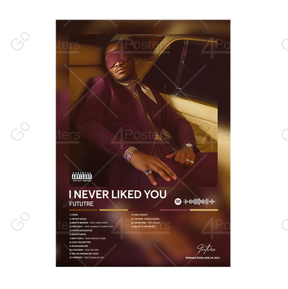 Future - I NEVER LIKED YOU Album Poster