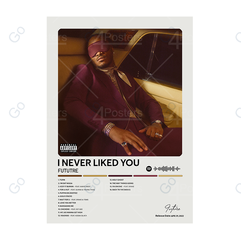 Future - I NEVER LIKED YOU Album Poster