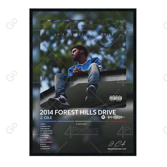 J. Cole - 2014 Forest Hills Drive Album Poster