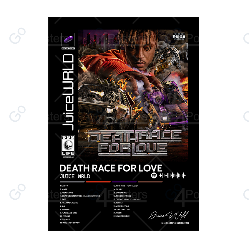 Juice Wrld- Death Race For Love Album Poster