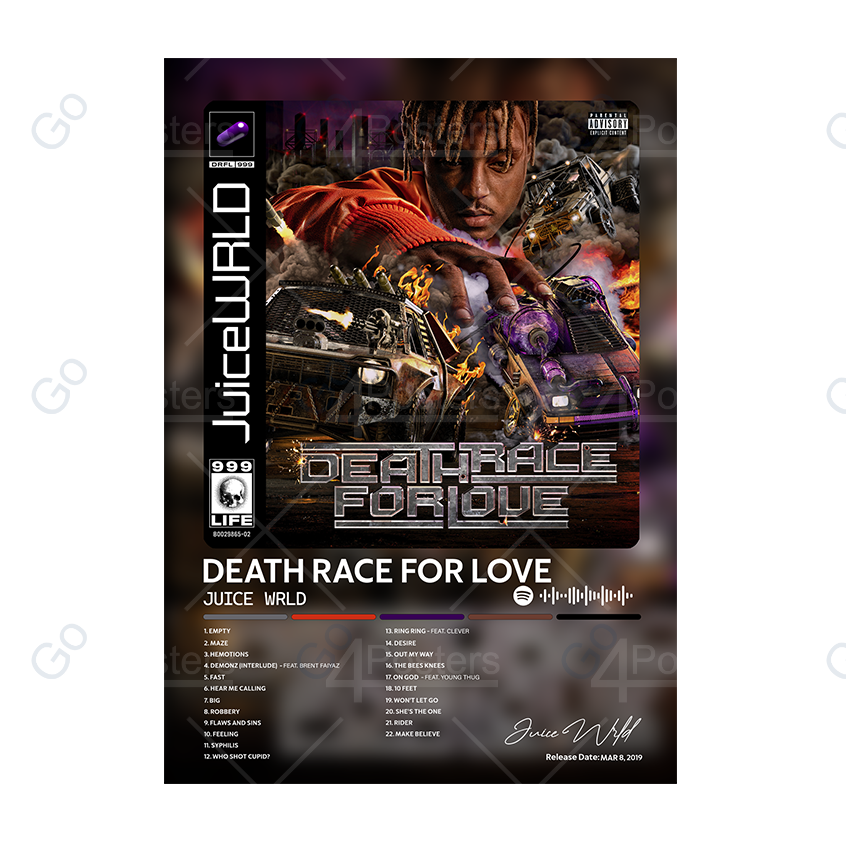 Juice Wrld- Death Race For Love Album Poster