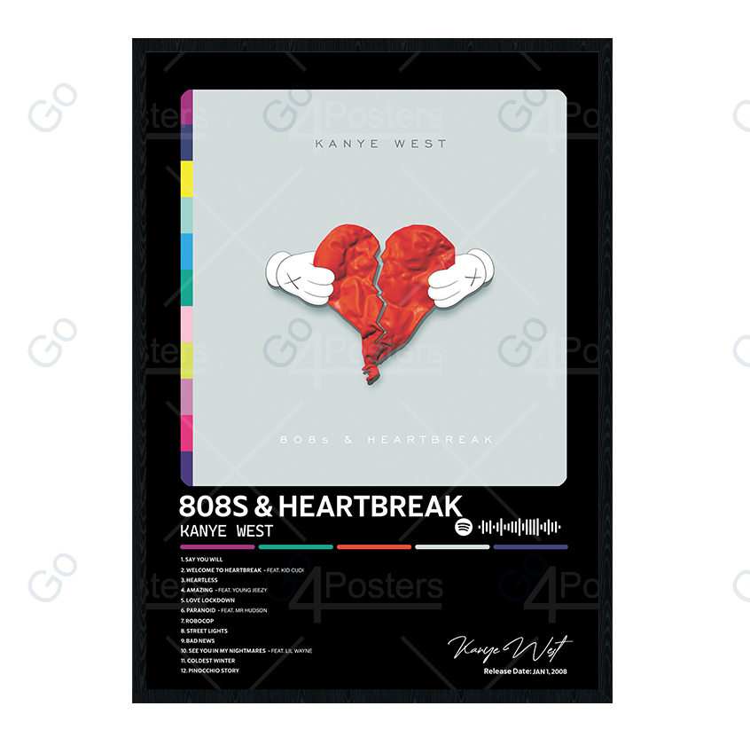 Kanye West - 808s & Heartbreak Album Poster