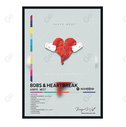 Kanye West - 808s & Heartbreak Album Poster