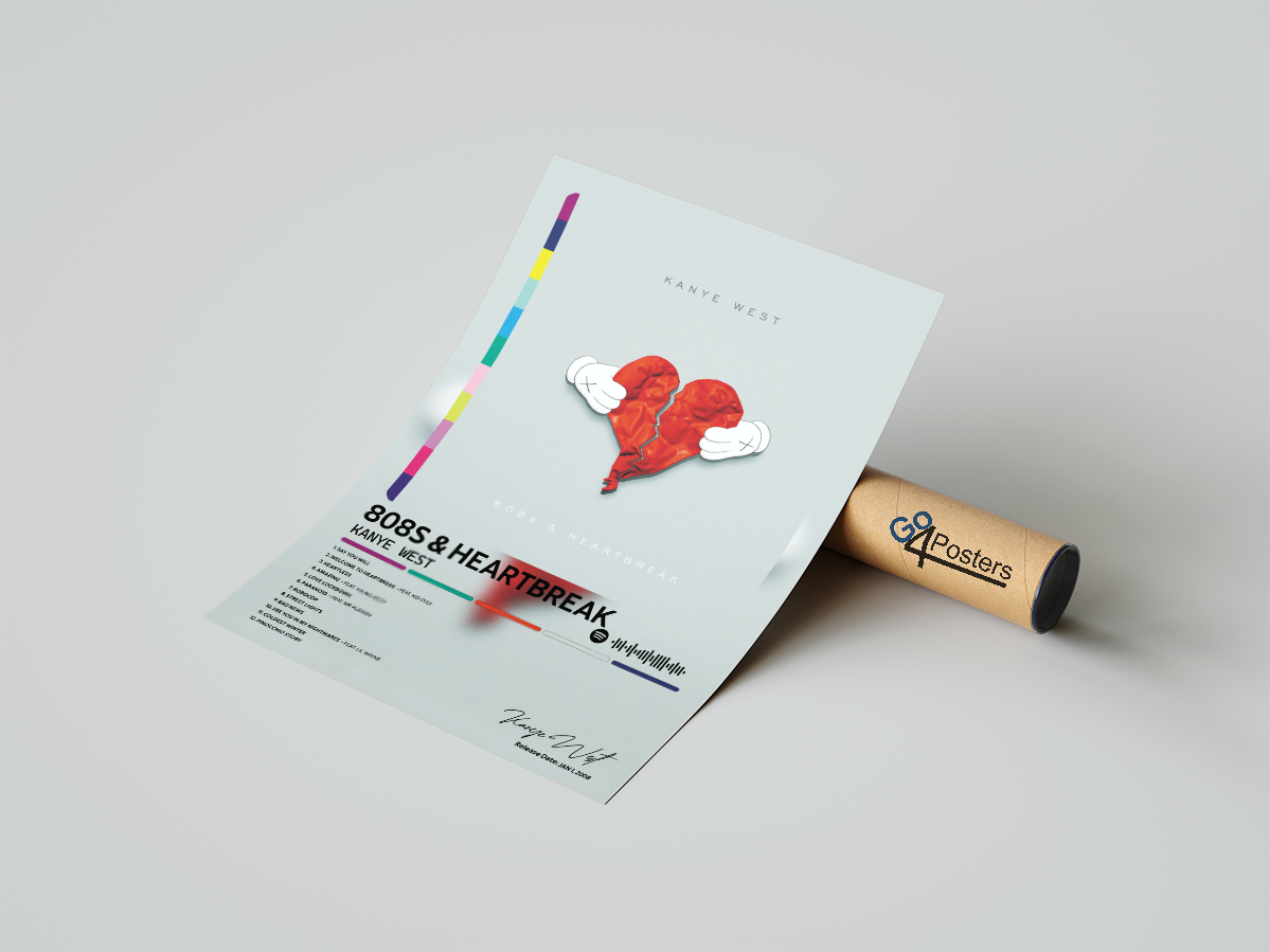 Kanye West - 808s & Heartbreak Album Poster