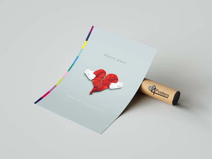 Kanye West - 808s & Heartbreak Poster