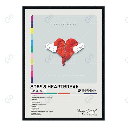 Kanye West - 808s & Heartbreak Album Poster