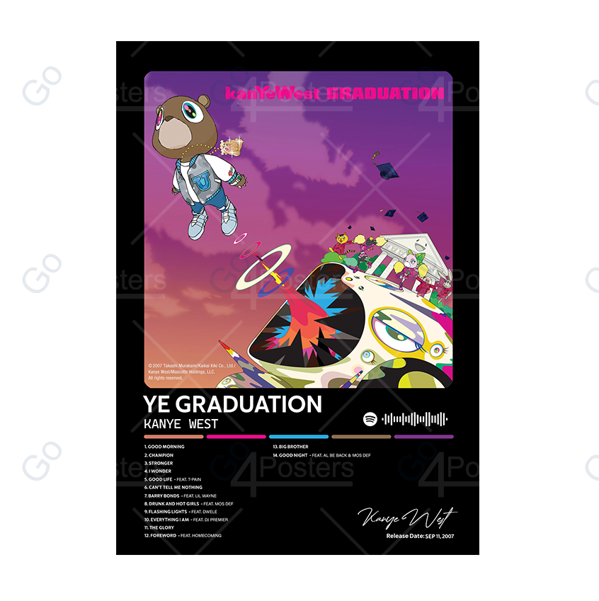 Kanye West - Ye Graduation Album Poster