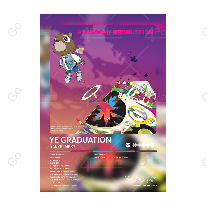 Kanye West - Ye Graduation Album Poster