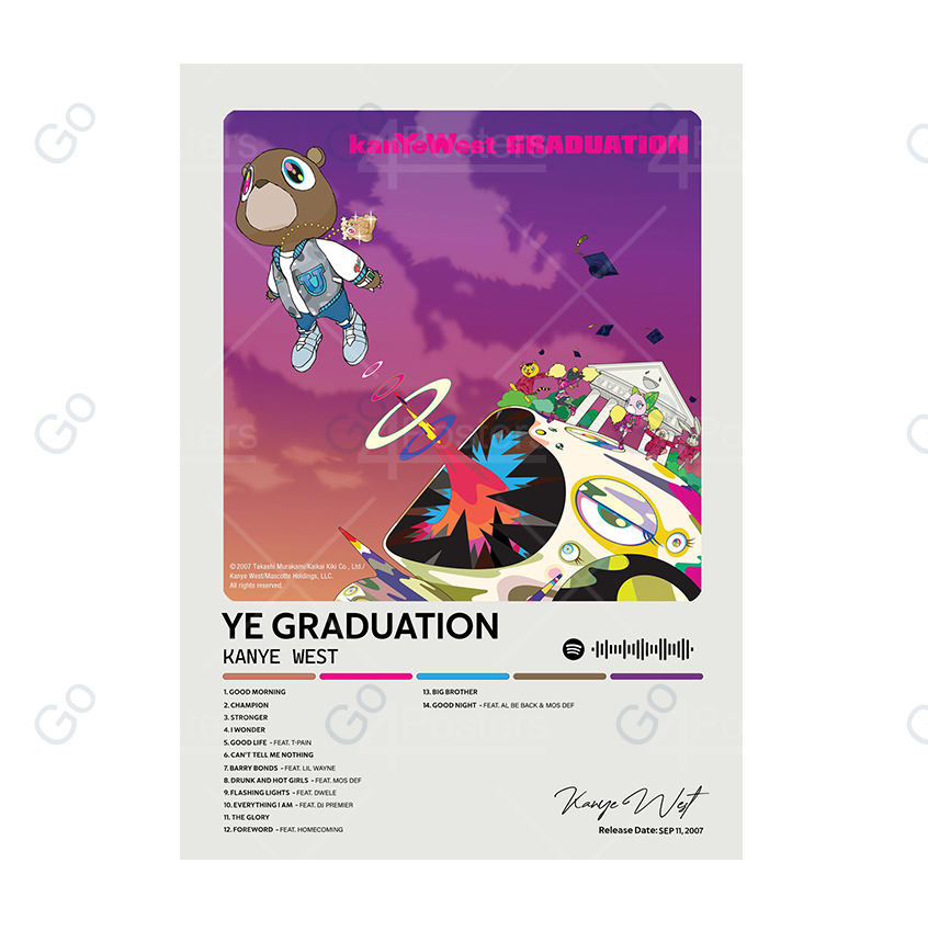 Kanye West - Ye Graduation Album Poster