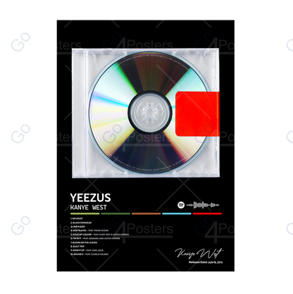 Kanye West - Yeezus Album Poster