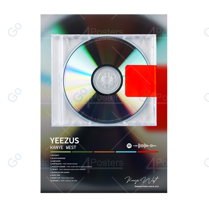 Kanye West - Yeezus Album Poster