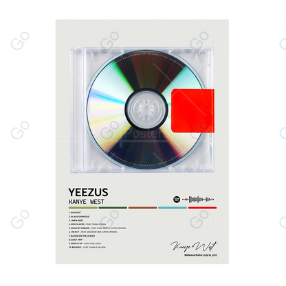 Kanye West - Yeezus Album Poster