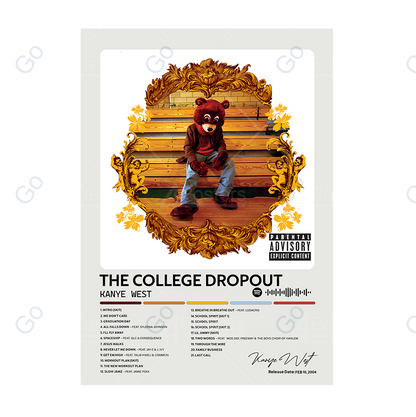 Kanye West - The College Dropout Album Poster