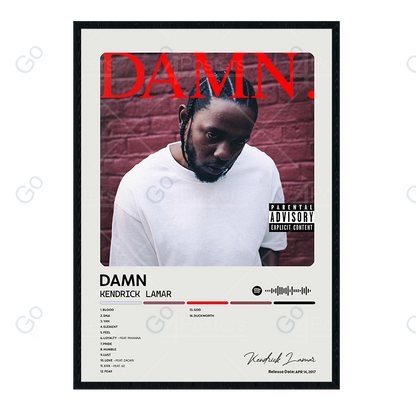 Kendrick Lamar - Damn Album Poster