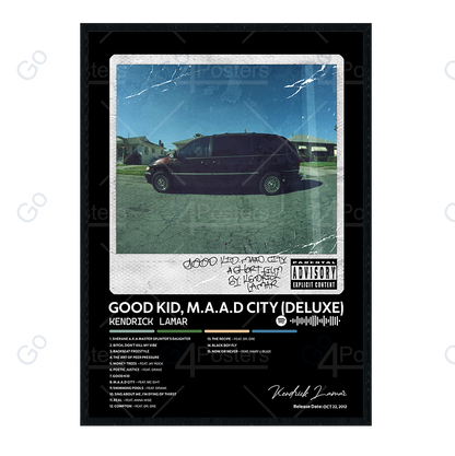 Kendrick Lamar - Good Kid, M.A.A.D City Album Poster