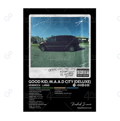 Kendrick Lamar - Good Kid, M.A.A.D City Album Poster