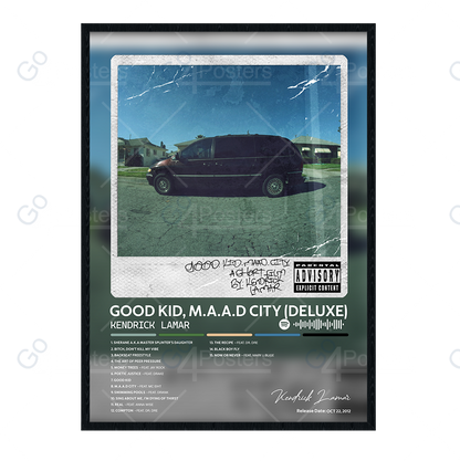 Kendrick Lamar - Good Kid, M.A.A.D City Album Poster