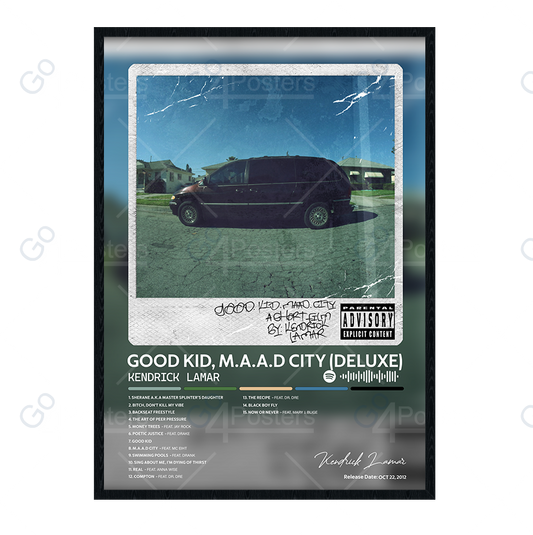 Kendrick Lamar - Good Kid, M.A.A.D City Album Poster