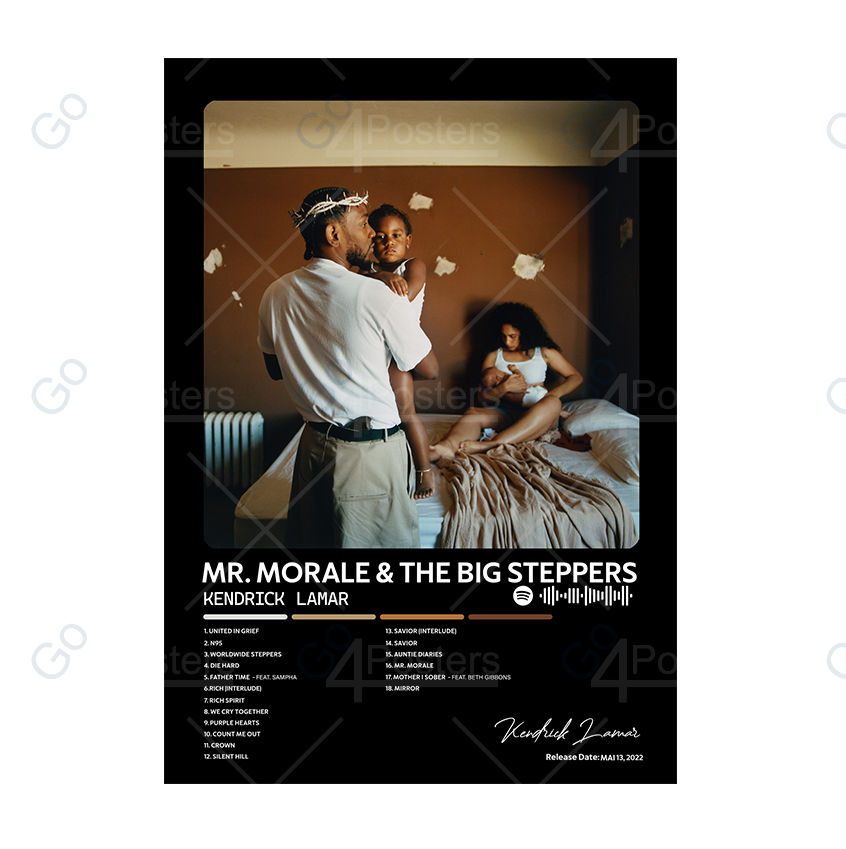 Kendrick Lamar - Mr. Morale & the Big Steppers Album Poster