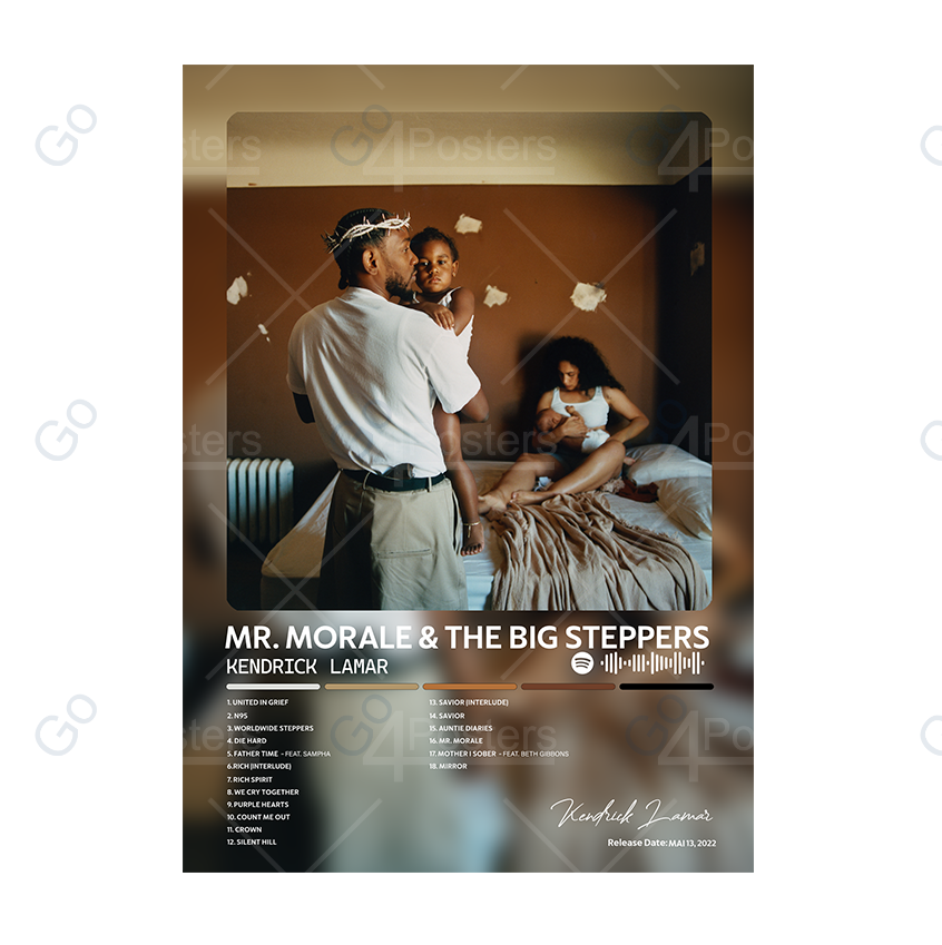 Kendrick Lamar - Mr. Morale & the Big Steppers Album Poster