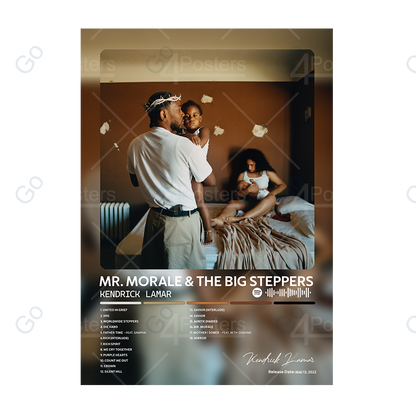 Kendrick Lamar - Mr. Morale & the Big Steppers Album Poster