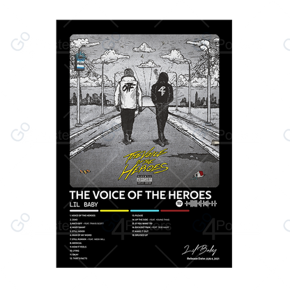 Lil Baby - The Voice of the Heroes Album Poster