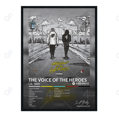 Lil Baby - The Voice of the Heroes Album Poster