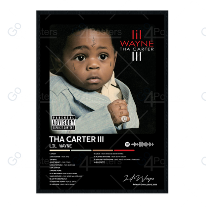 Lil Wayne - Tha Carter III Album Poster