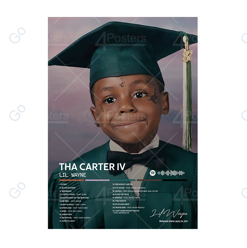 Lil Wayne - Tha Carter IV Album Poster