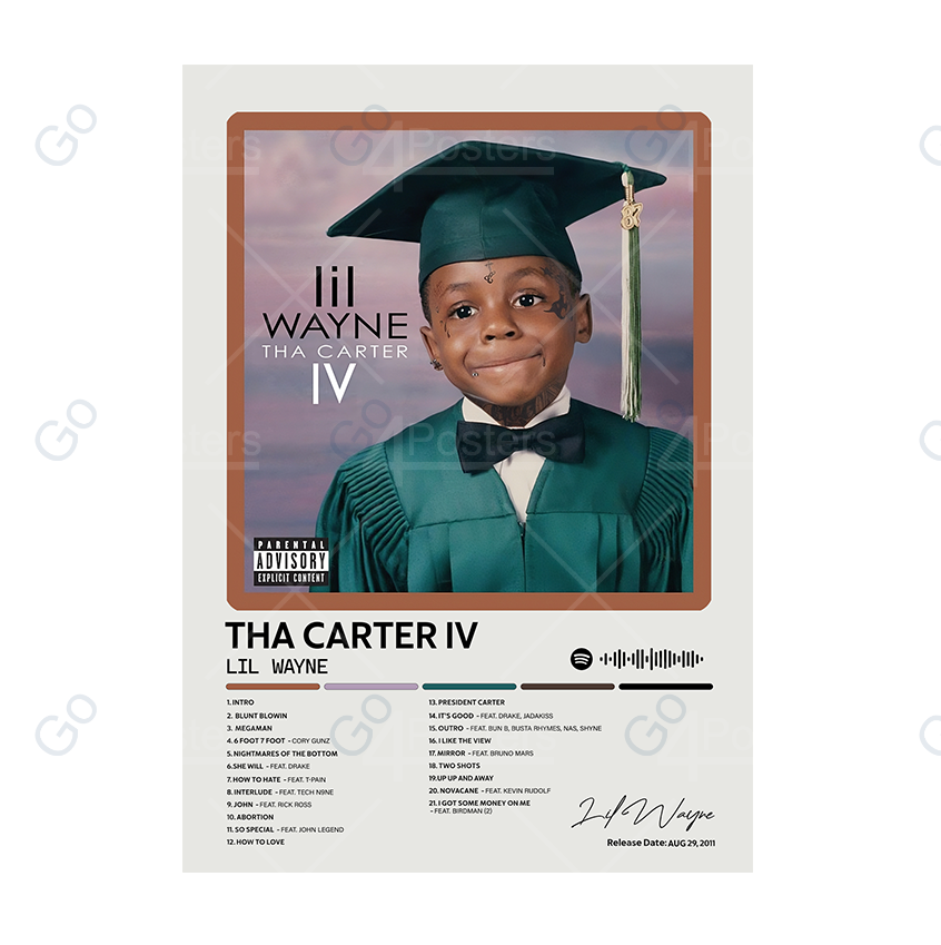 Lil Wayne - Tha Carter IV Album Poster