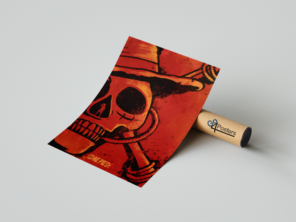 Luffy Minimal Skull