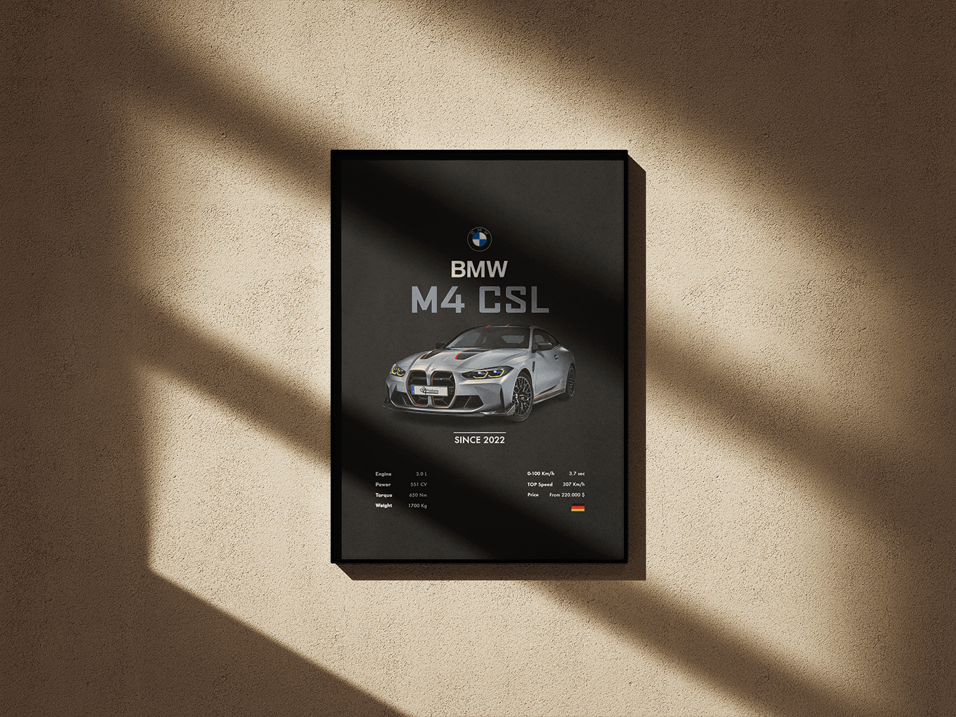 BMW M4 CSL - Go4Posters