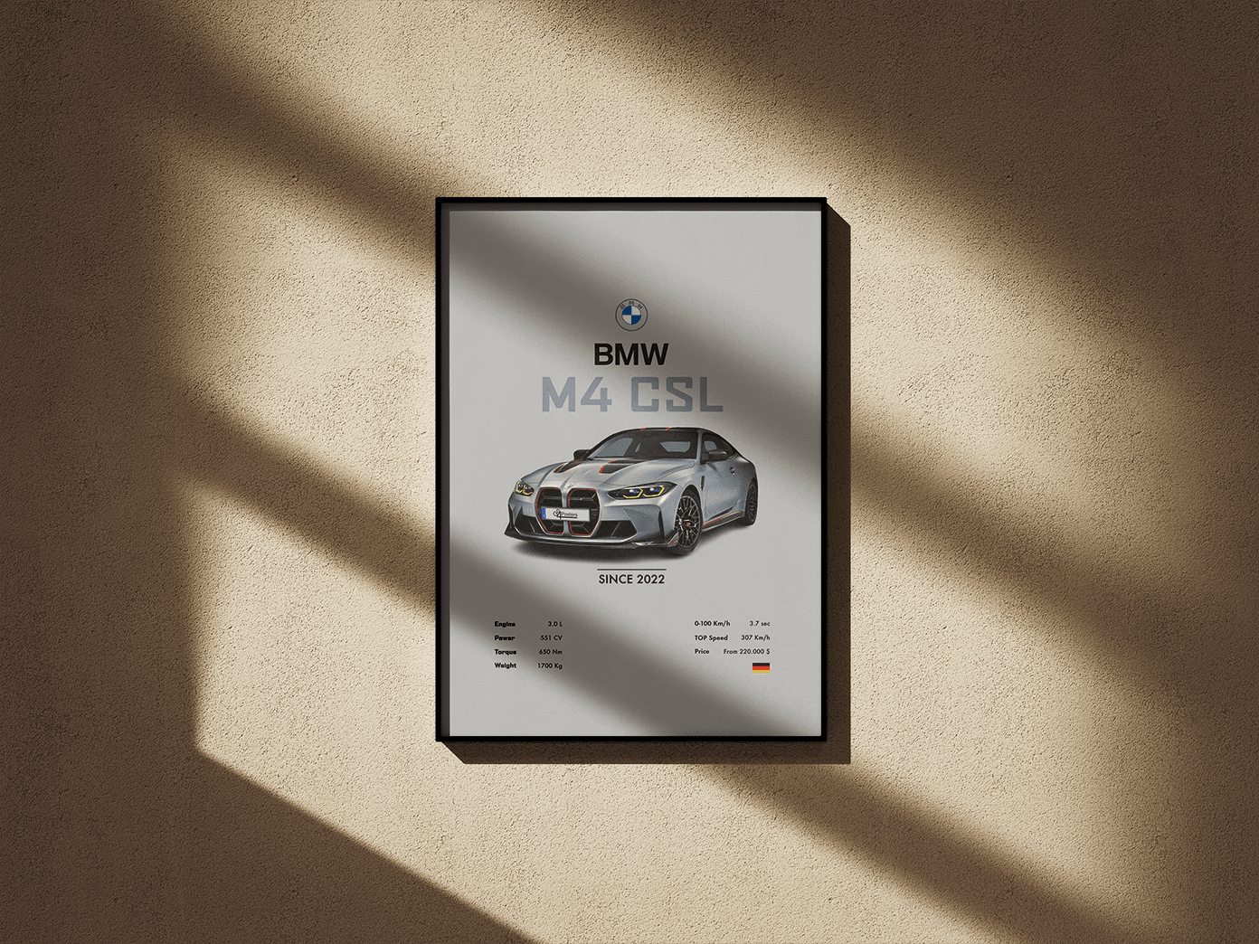 BMW M4 CSL - Go4Posters