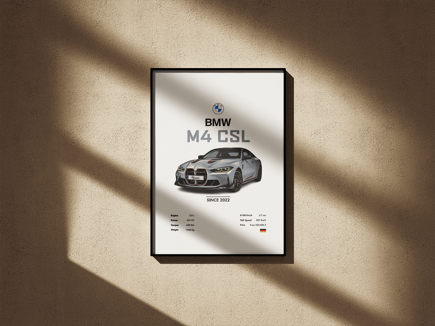 BMW M4 CSL - Go4Posters