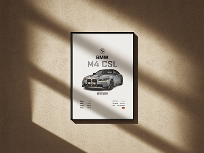 BMW M4 CSL - Go4Posters