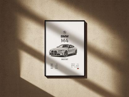 BMW M4 - Go4Posters