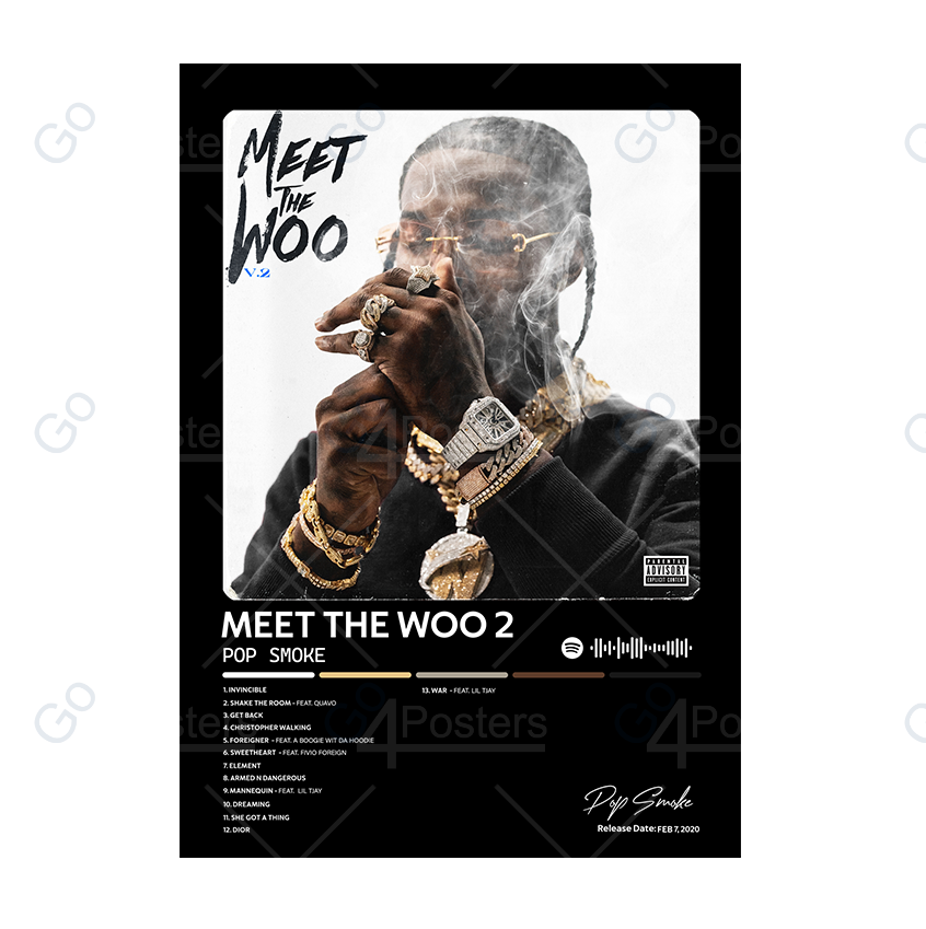 Pop Smoke - Meet the woo 2 Album Poster