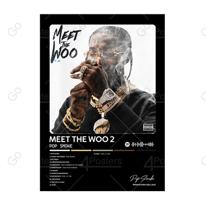 Pop Smoke - Meet the woo 2 Album Poster