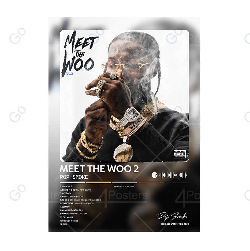 Pop Smoke - Meet the woo 2 Album Poster