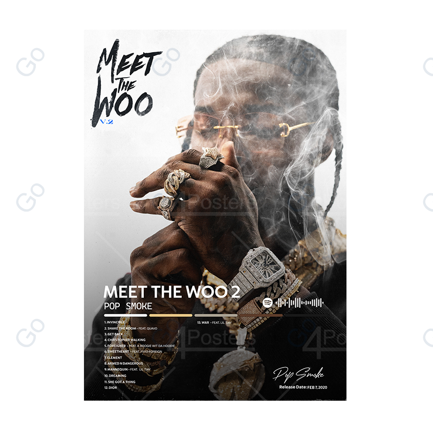 Pop Smoke - Meet the woo 2 Album Poster