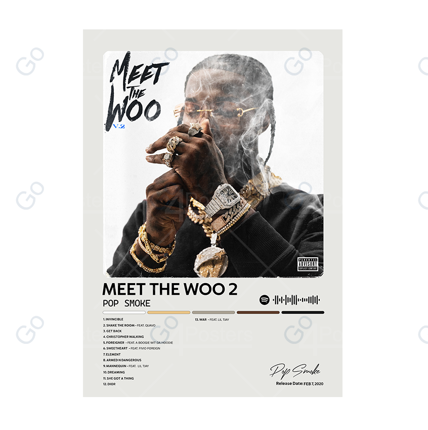 Pop Smoke - Meet the woo 2 Album Poster