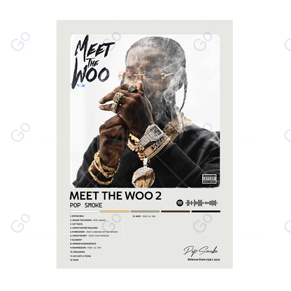 Pop Smoke - Meet the woo 2 Album Poster