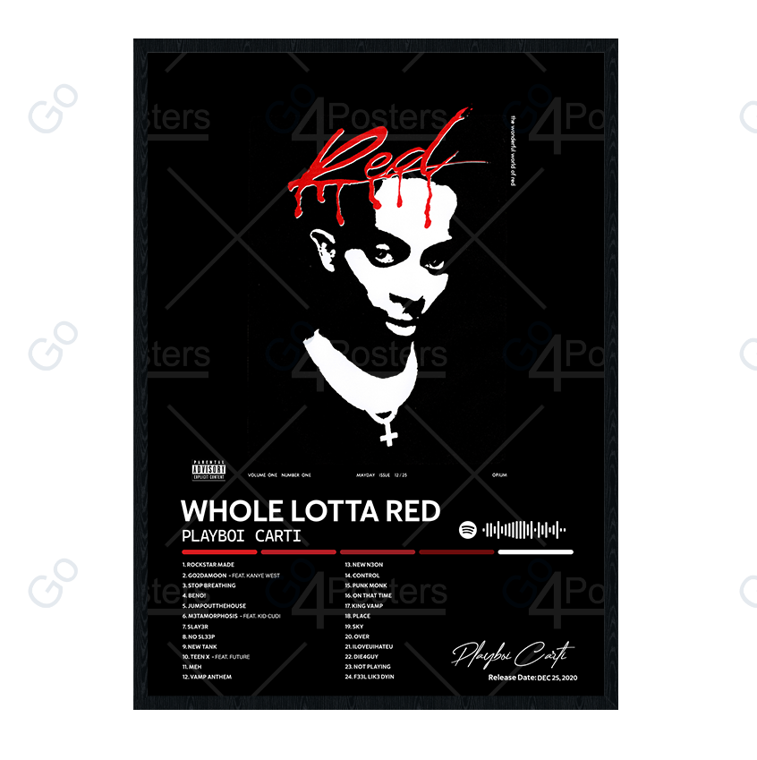 Playboy Carti - Whole Lotta Red Album Poster