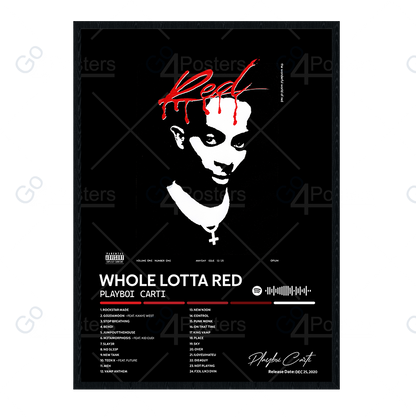 Playboy Carti - Whole Lotta Red Album Poster